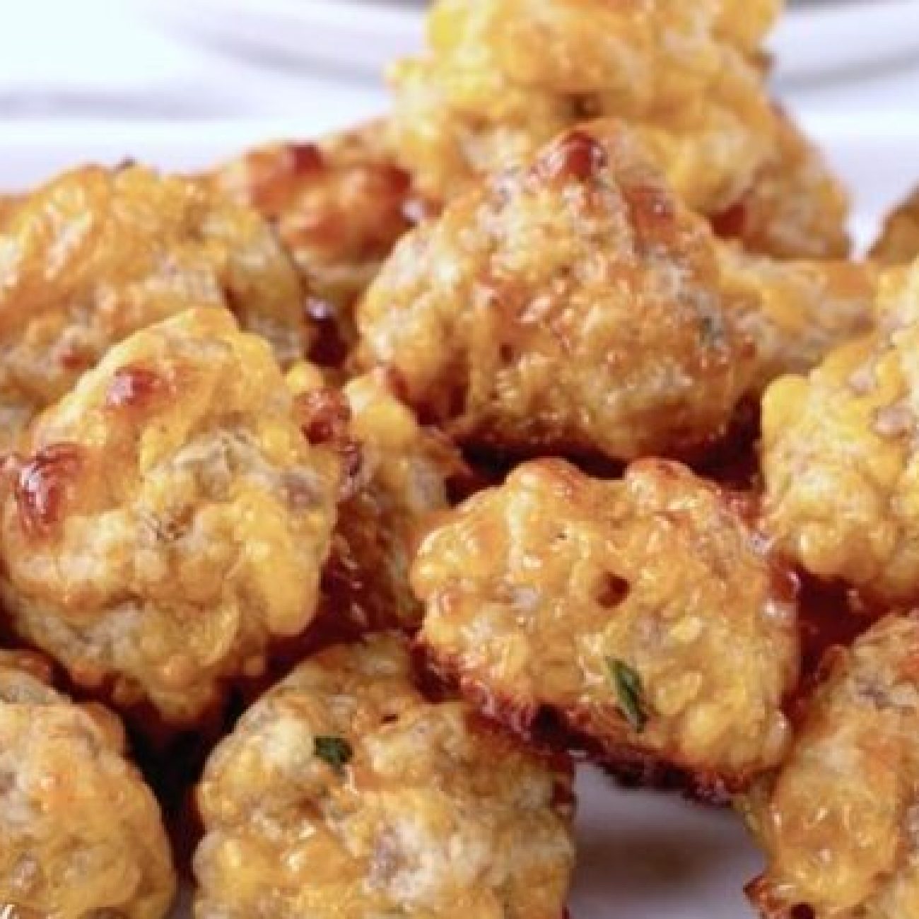 Garlic, Cheese & Sausage Bites