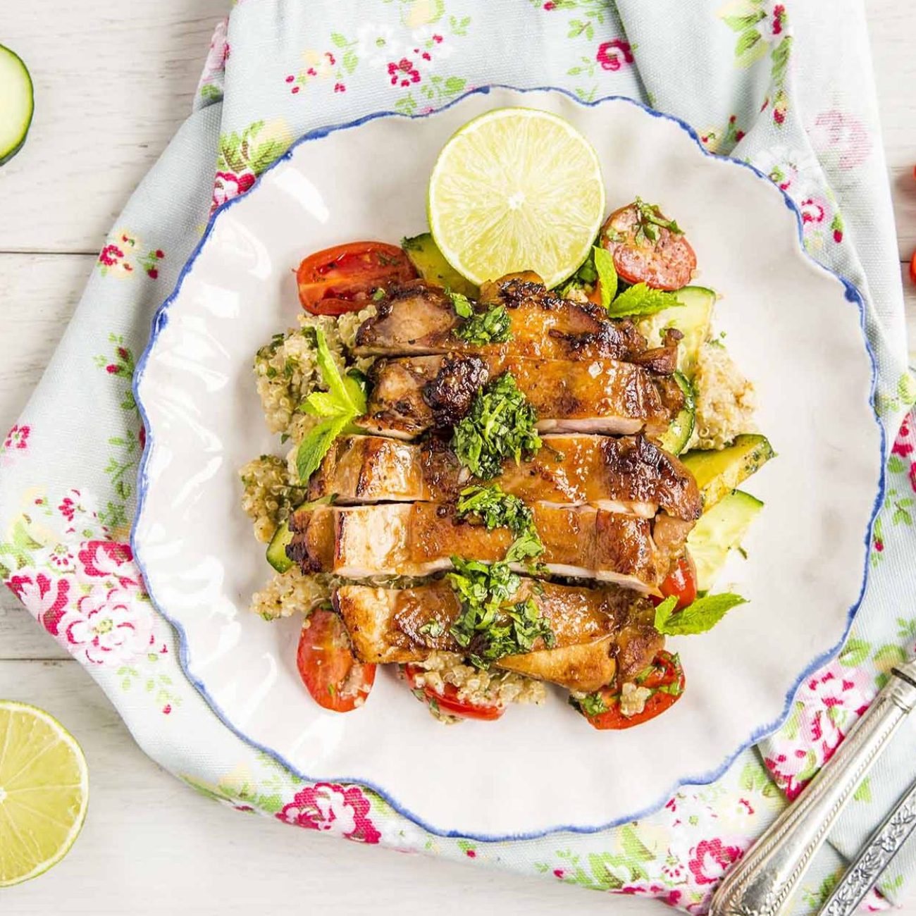 Garlic Chicken With Quinoa