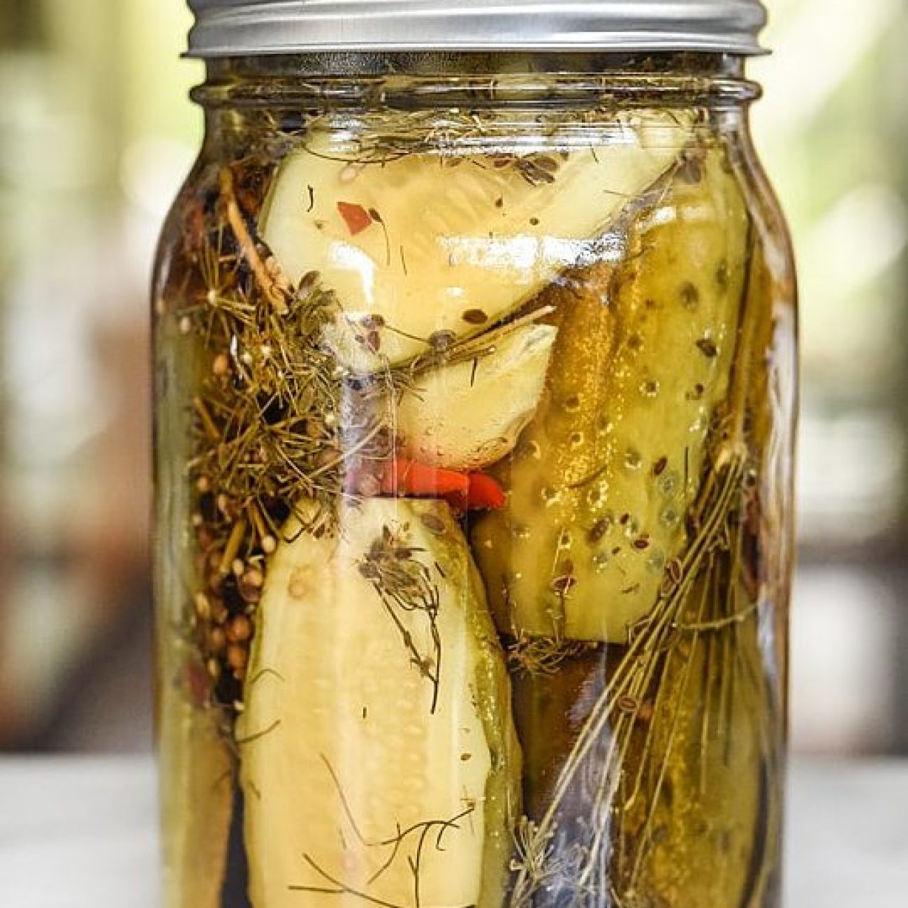 Garlic & Dill Pickled Cucumbers