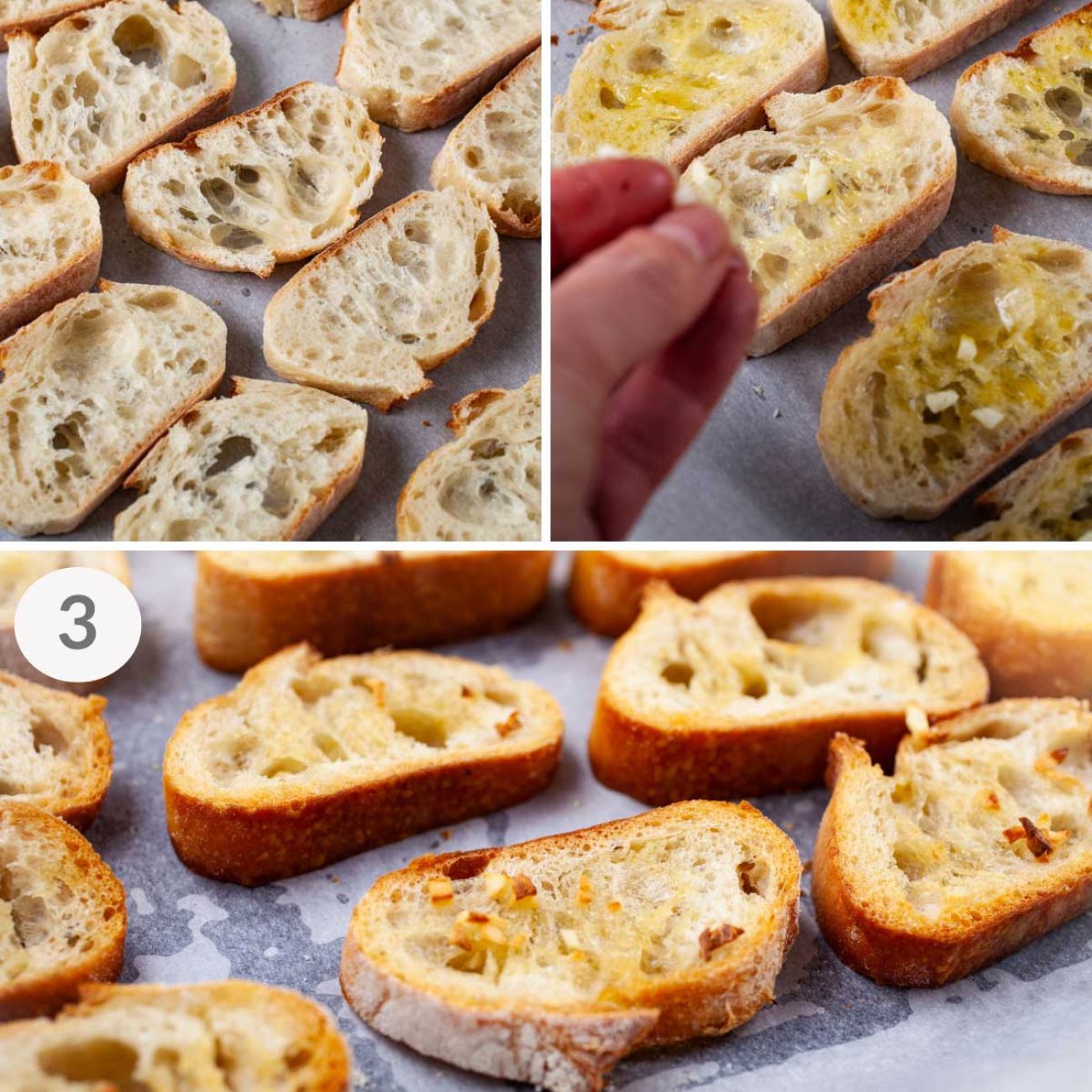 Garlic Herb Butter Crostini