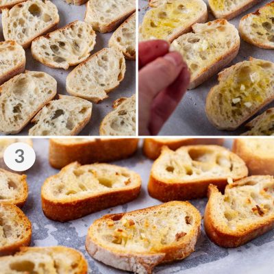 Garlic Herb Butter Crostini