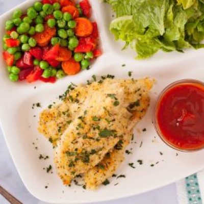 Garlic Panko Chicken Strips