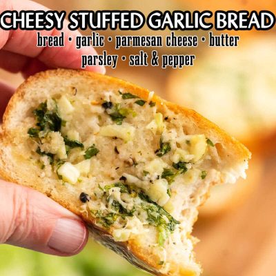 Garlic, Parmesan Stuffed