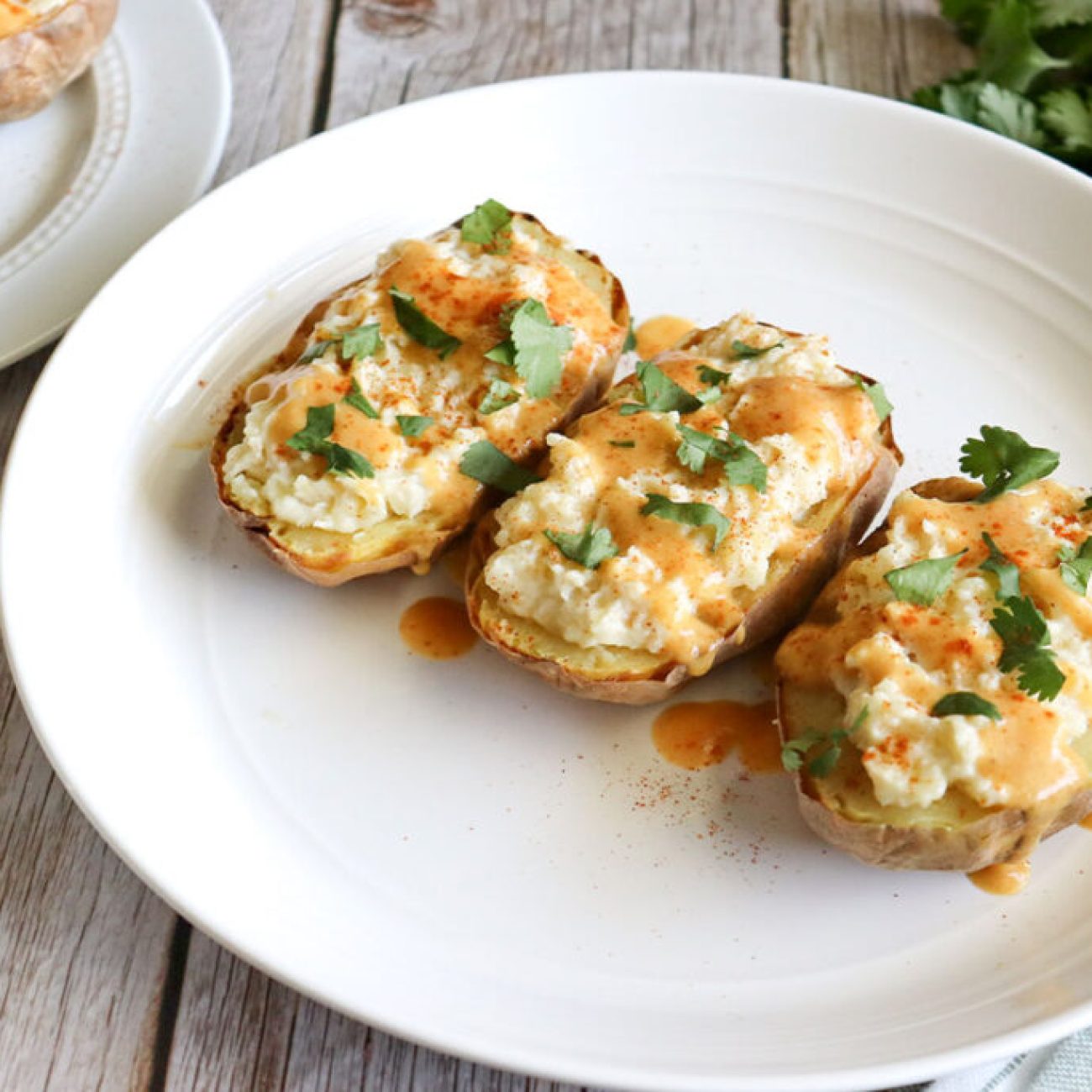 Garlic Potato Skins