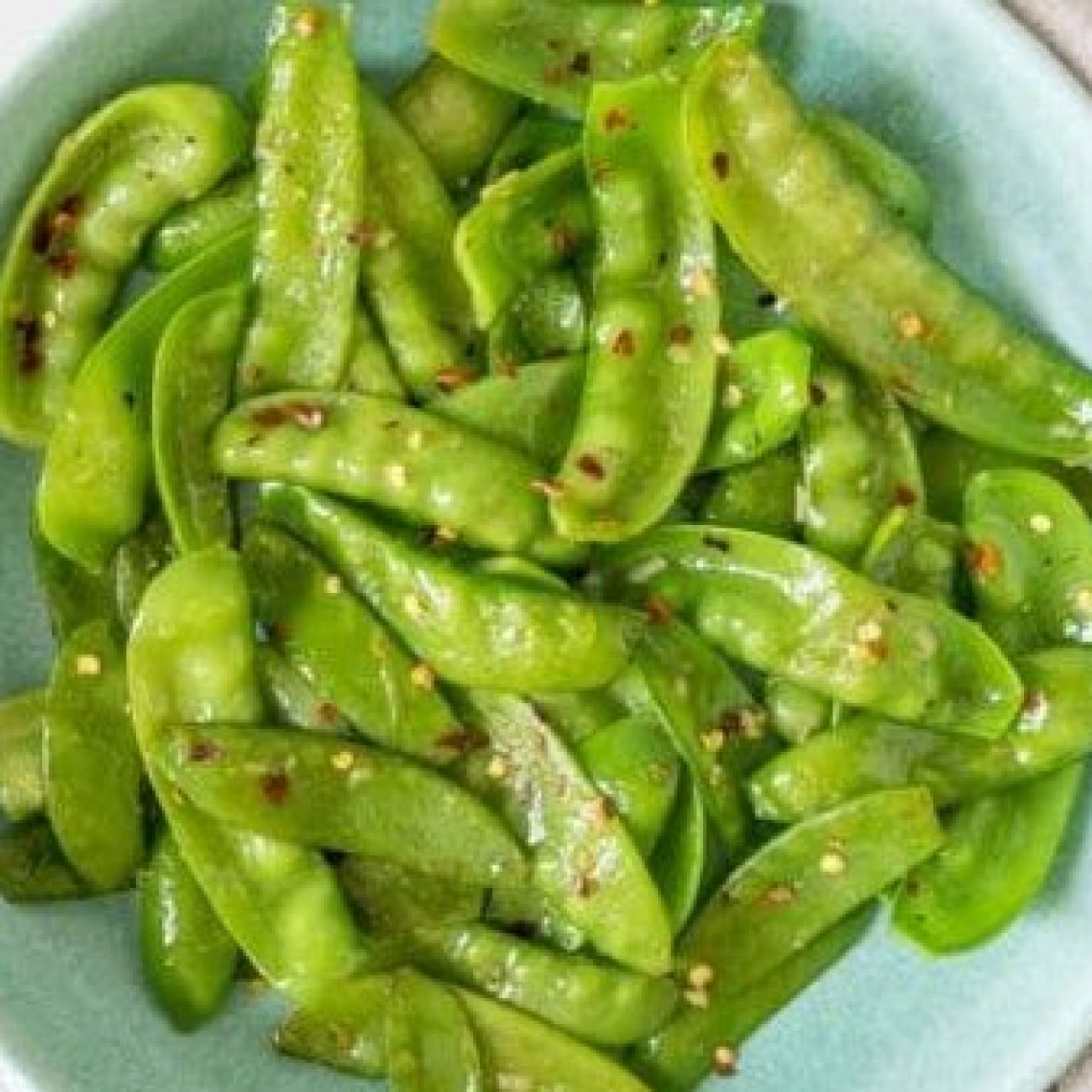 Garlic Snow Peas