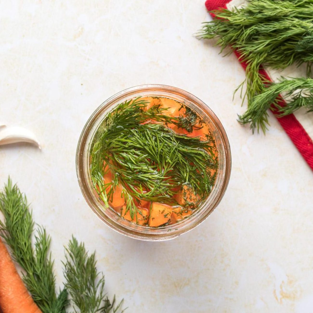 Garlicky Carrot Pickles