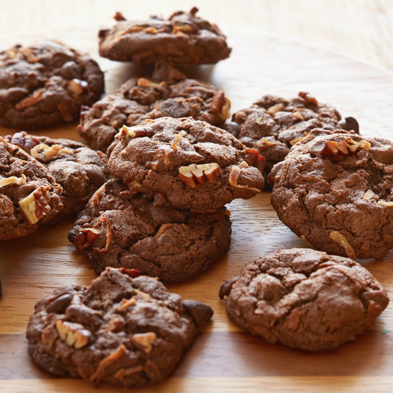 German Chocolate Cake Mix Cookies