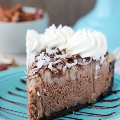 German Chocolate Cheesecake