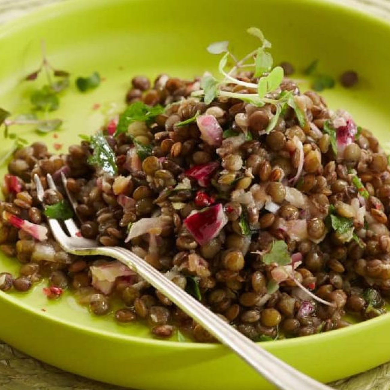 German Lentil Salad Linsensalat