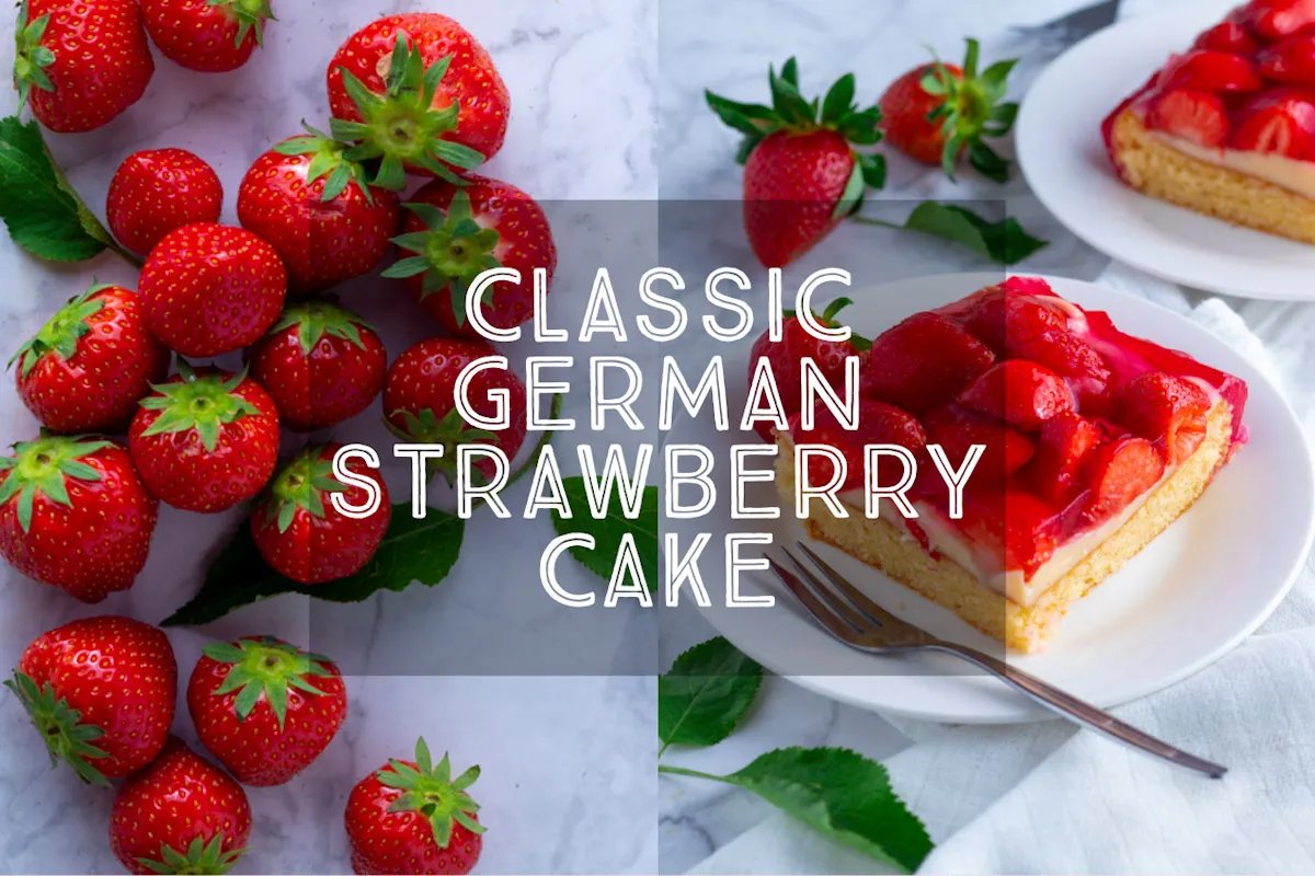 German Strawberry Tart / Erdbeer