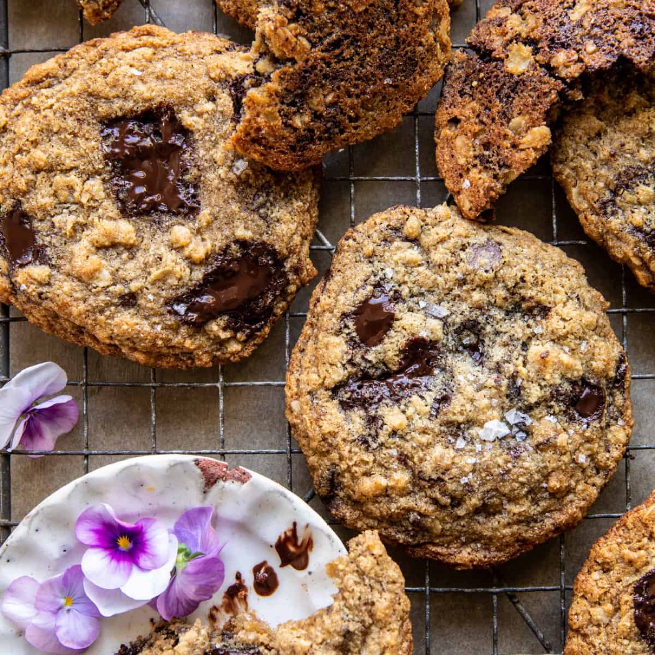 Giant Oatmeal Drop Cookies