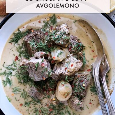 Giavourlakia Avgolemono - Lamb And Rice