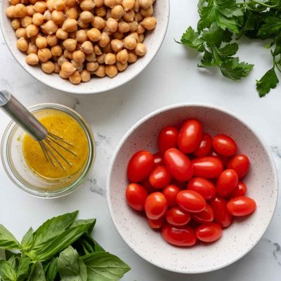 Ginger-Infused Warm Chickpea Salad Recipe