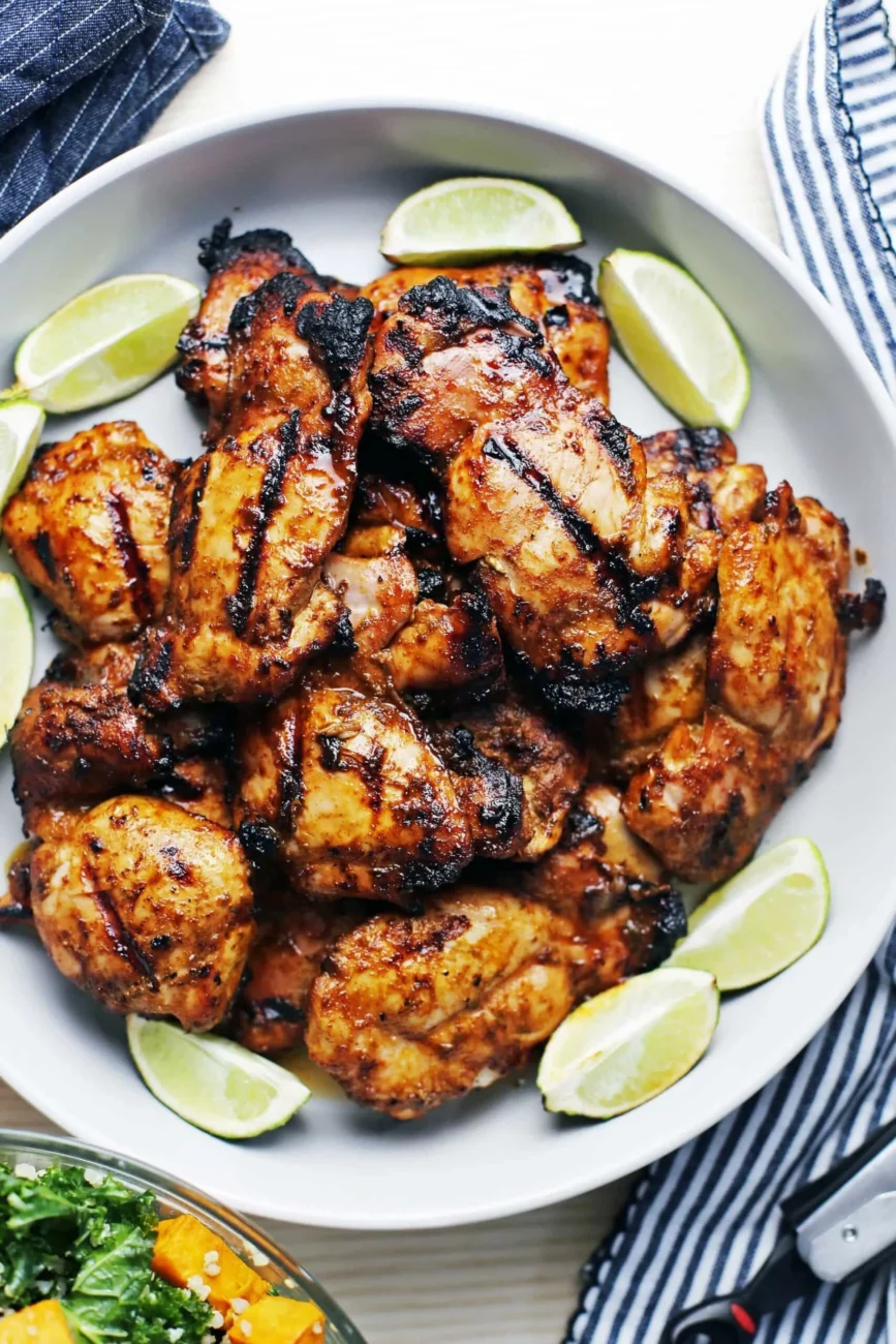 Ginger-Lime Chicken with a Spicy Chili Glaze