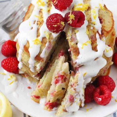 Ginger Pancakes With Lemon Cream Cheese