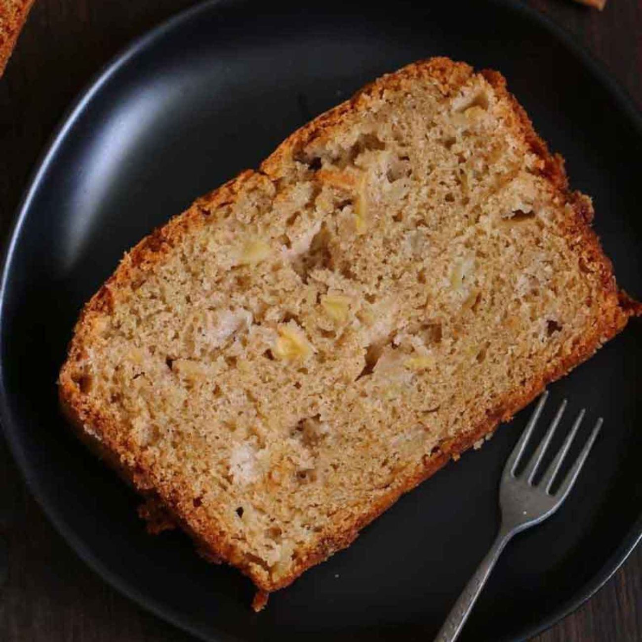 Ginger Pear Vanilla Quick Bread, Light