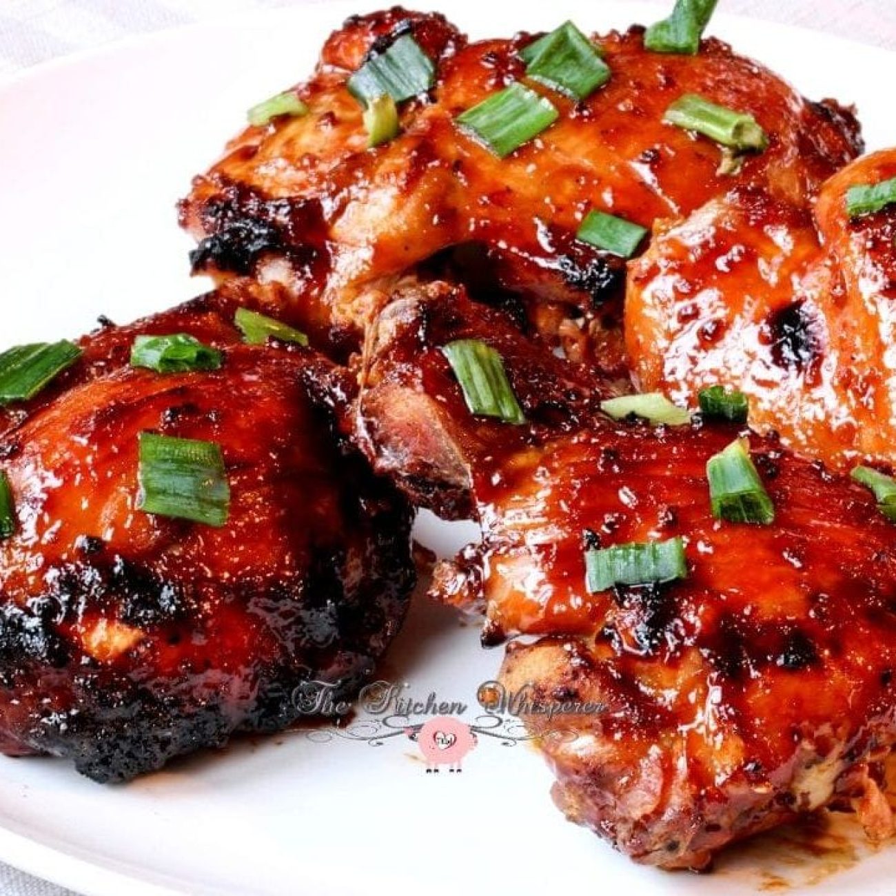 Ginger Scented Honey Hoisin Chicken Thighs