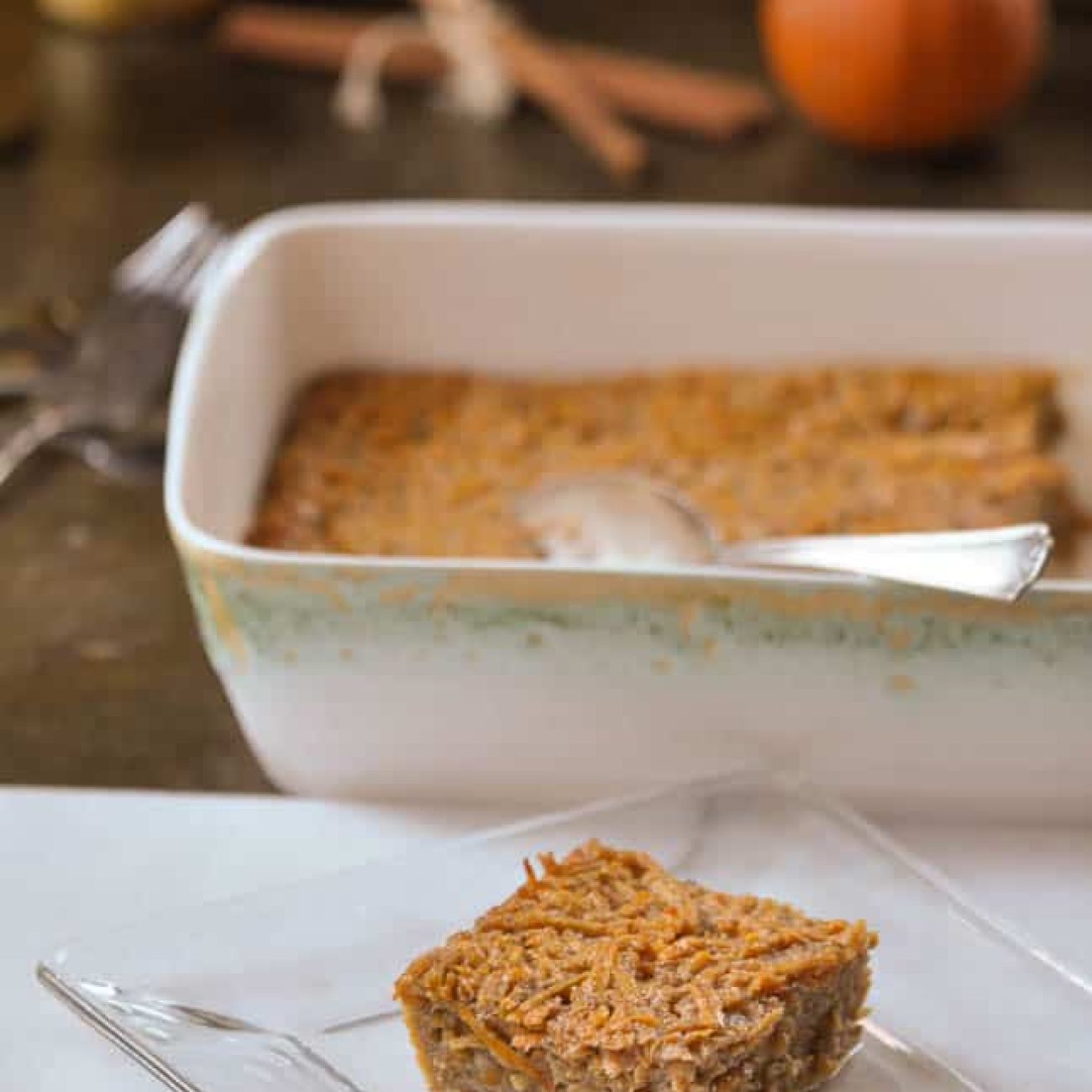 Gingerbread Sweet Potato Casserole