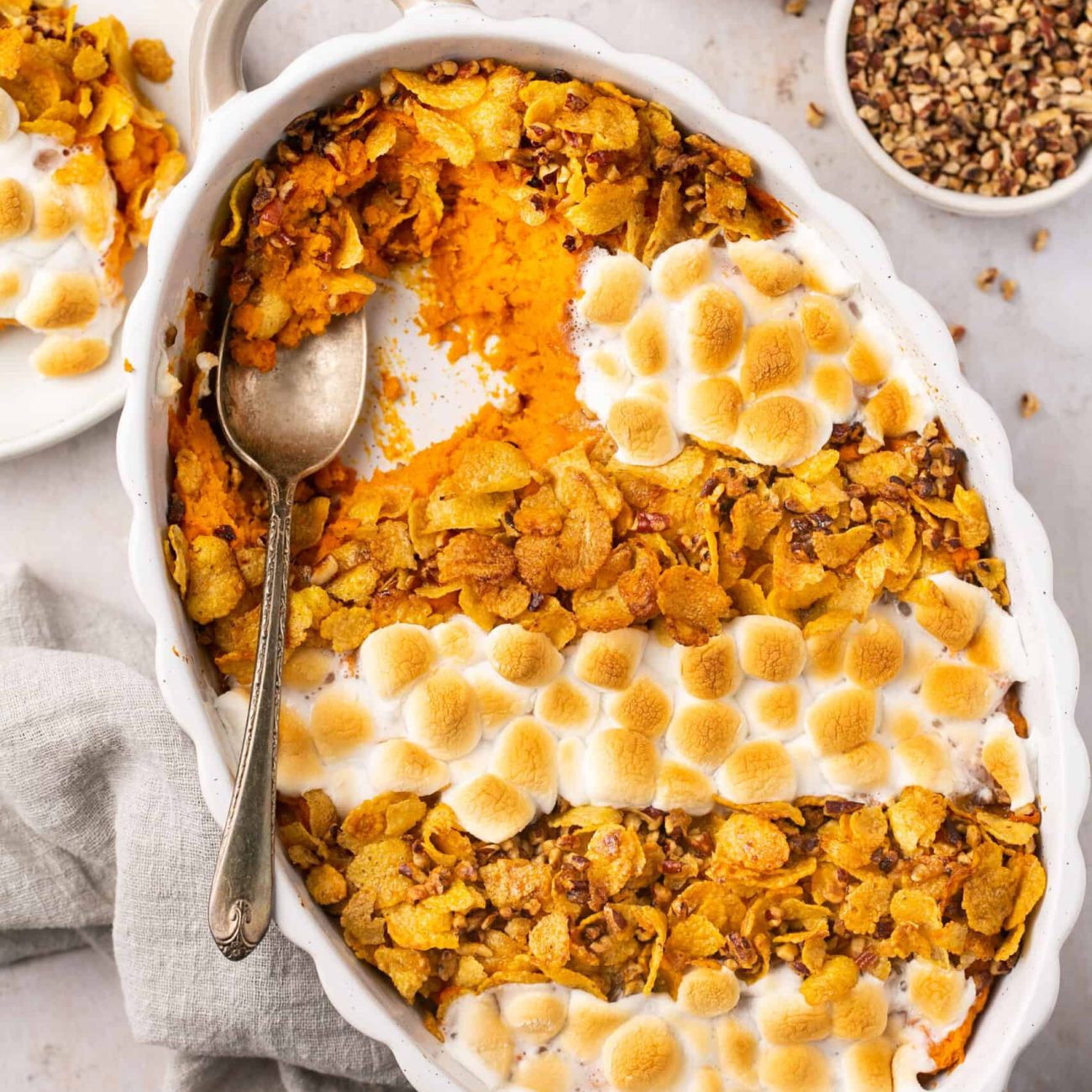 Gingersnap Crusted Sweet Potato Casserole Recipe