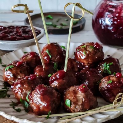 Glazed Meatball Appetizers