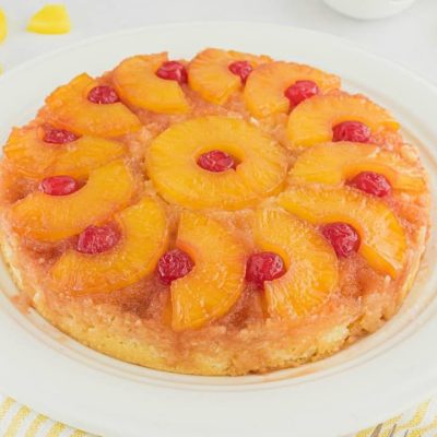 Glazed Pineapple Upside Down Cake