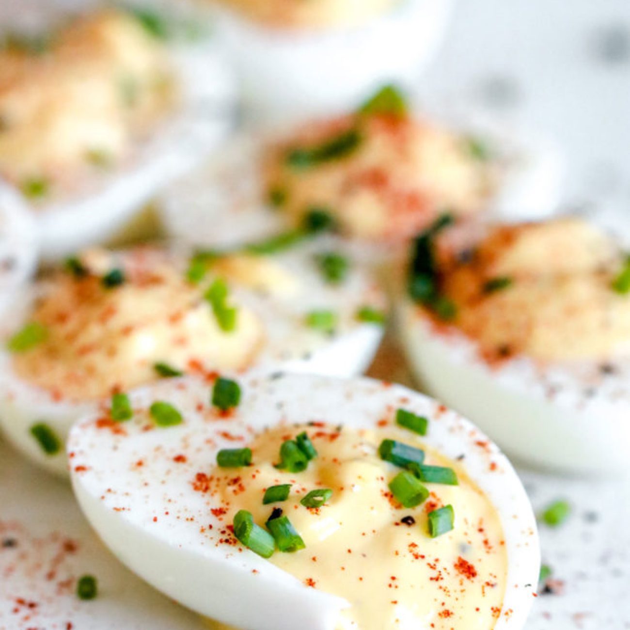 Glorious Greek Deviled Eggs