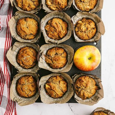 Gluten Free Apple Nut Muffins