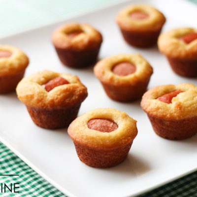 Gluten Free Mini Corn Dog Muffins