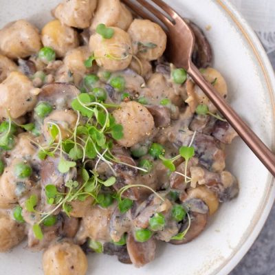 Gnocchi With Mushroom Sauce