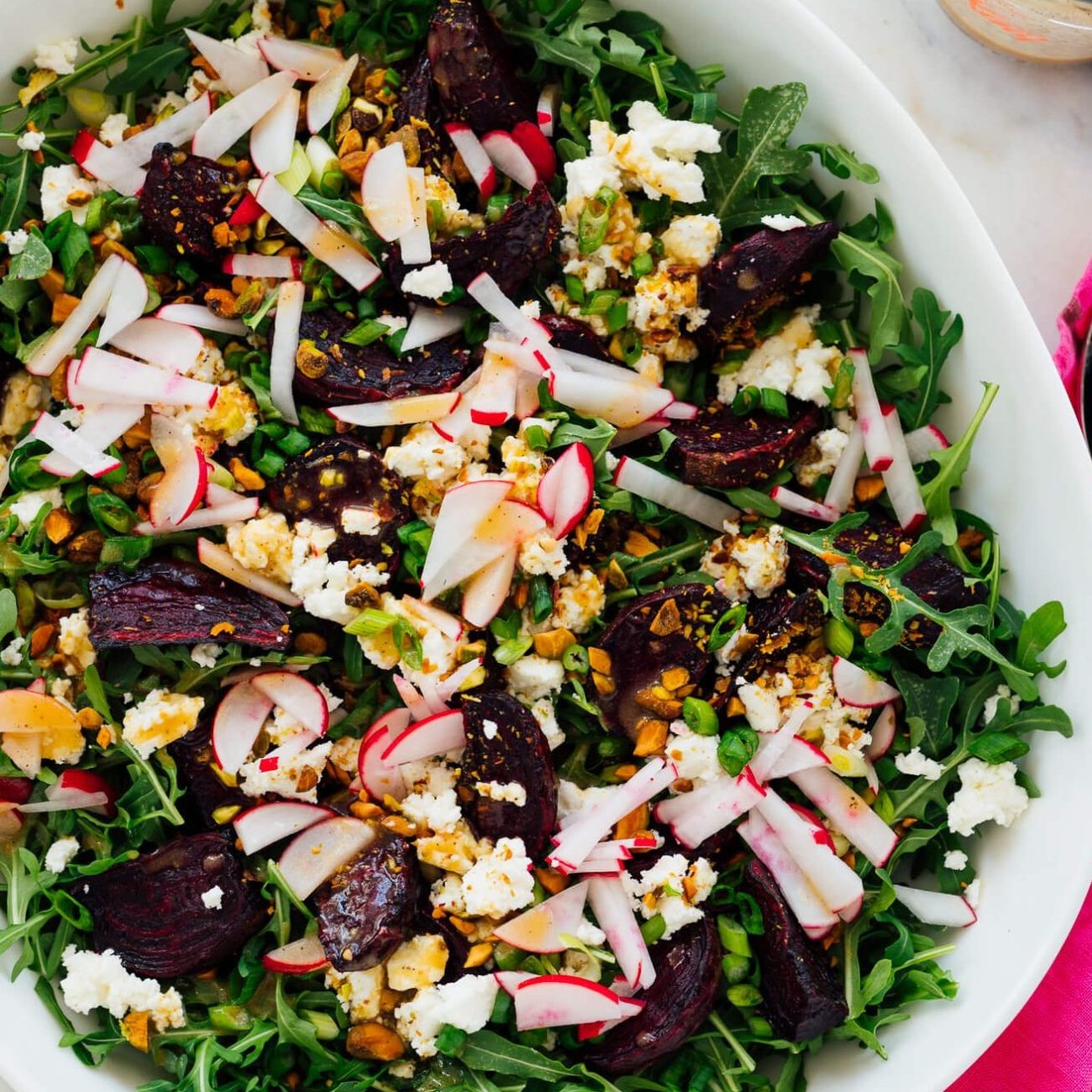 Goat Cheese and Roasted Beet Salad Delight