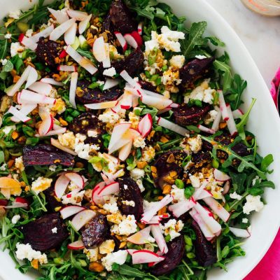 Goat Cheese And Roasted Beet Salad Delight