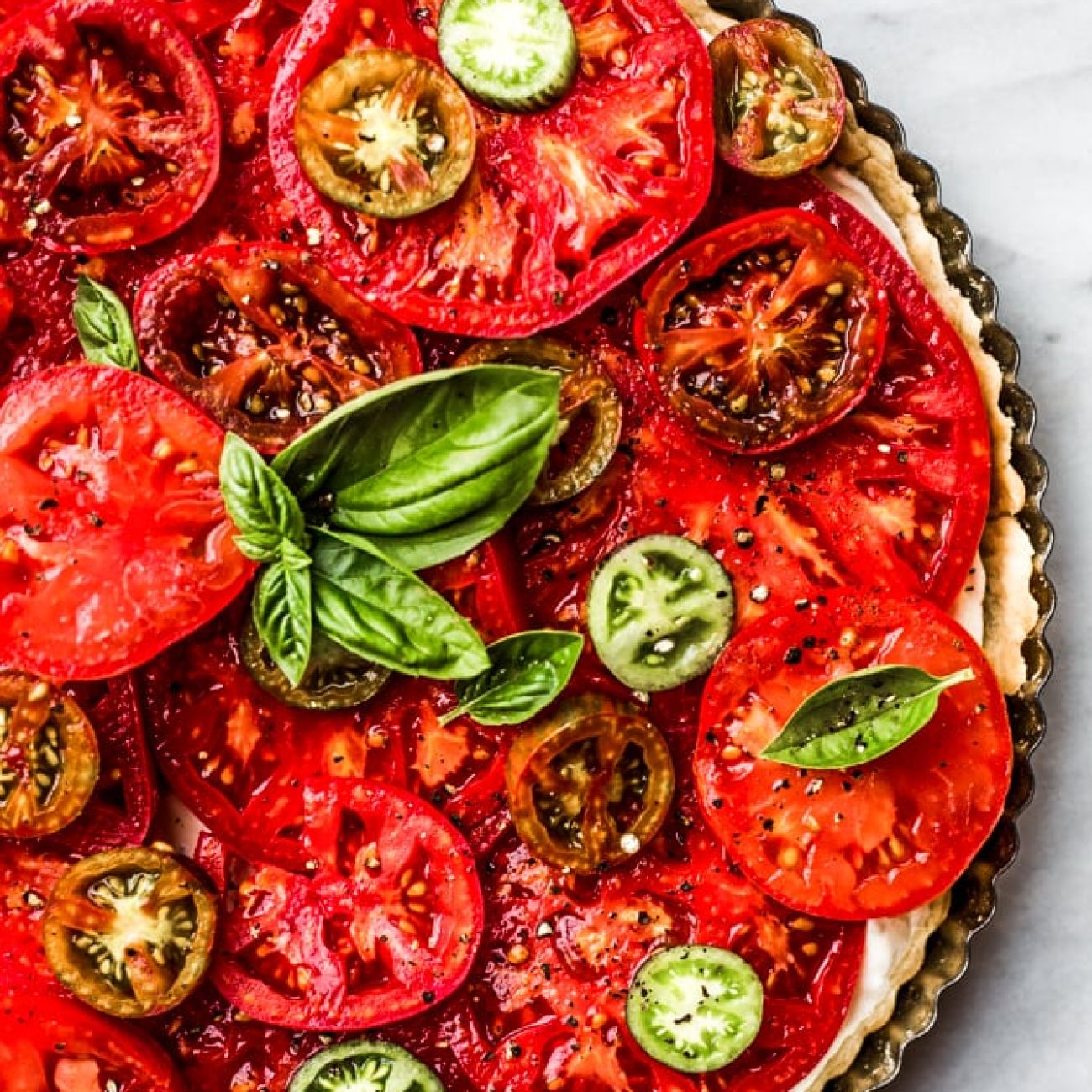 Goat Cheese And Tomato Tart