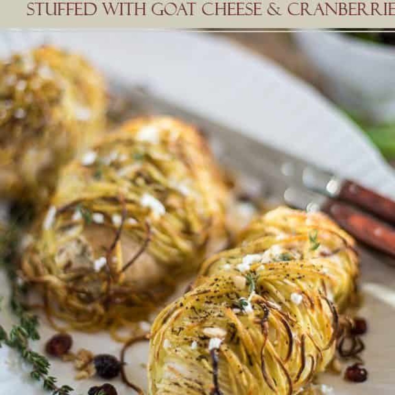 Goat Cheese Stuffed Chicken Breast