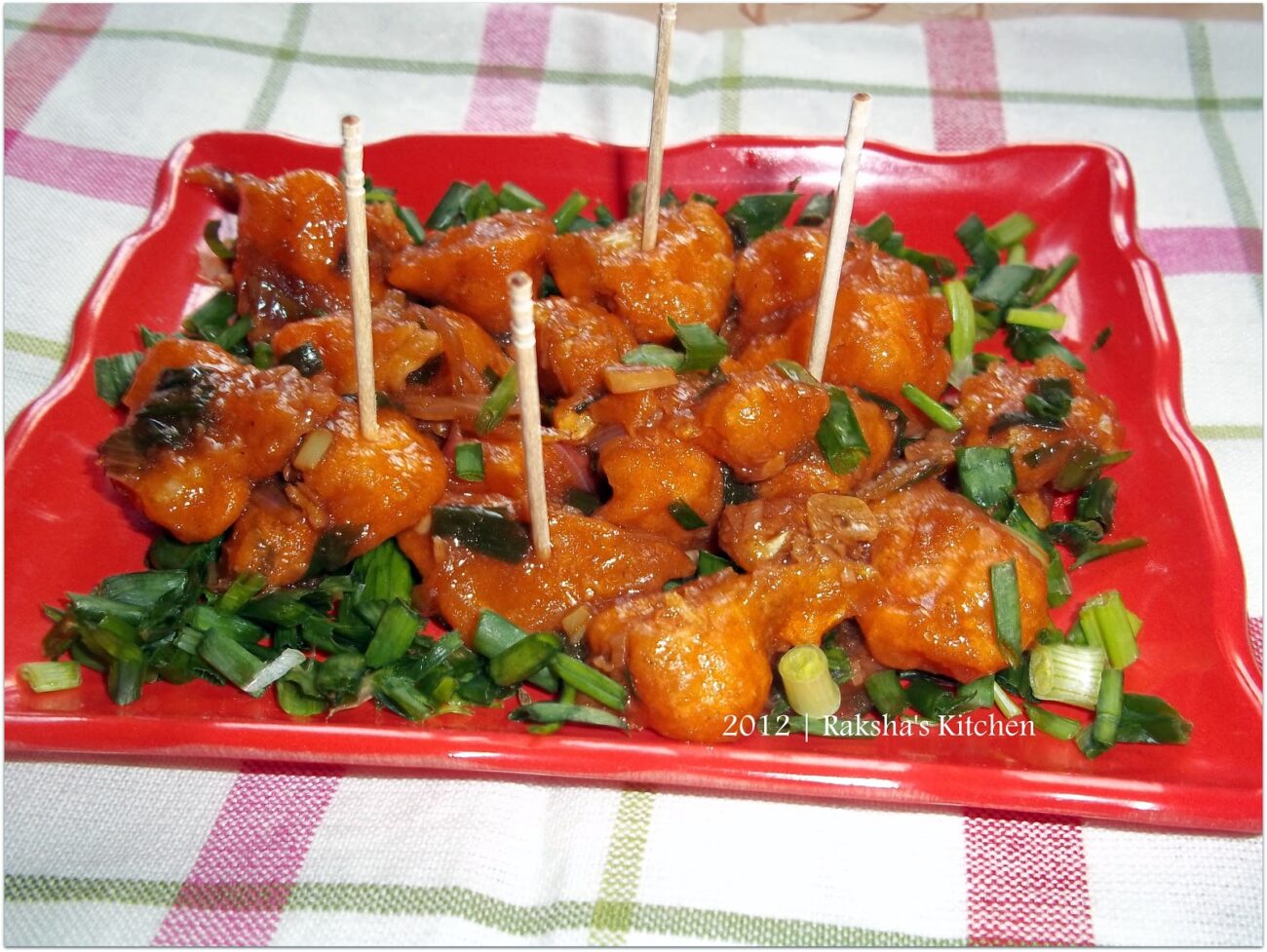 Gobi Manchurian Cauliflower In A Sweet Sour Spicy