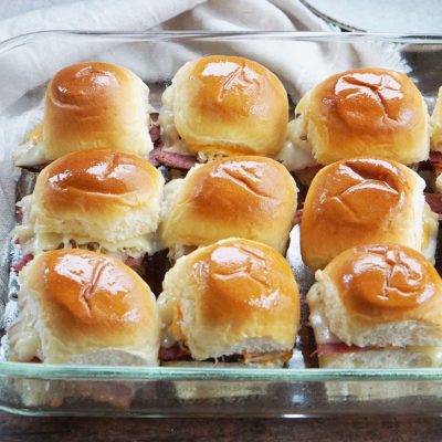 Golden Baked Mini Reubens