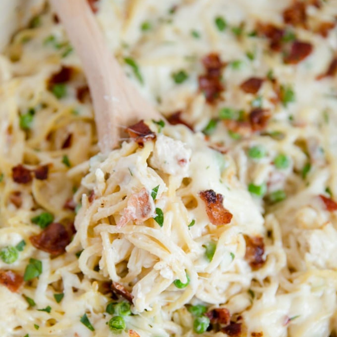 Golden Chicken Spaghetti Casserole