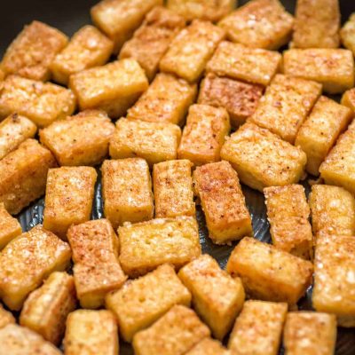 Golden Fried Tofu Bites