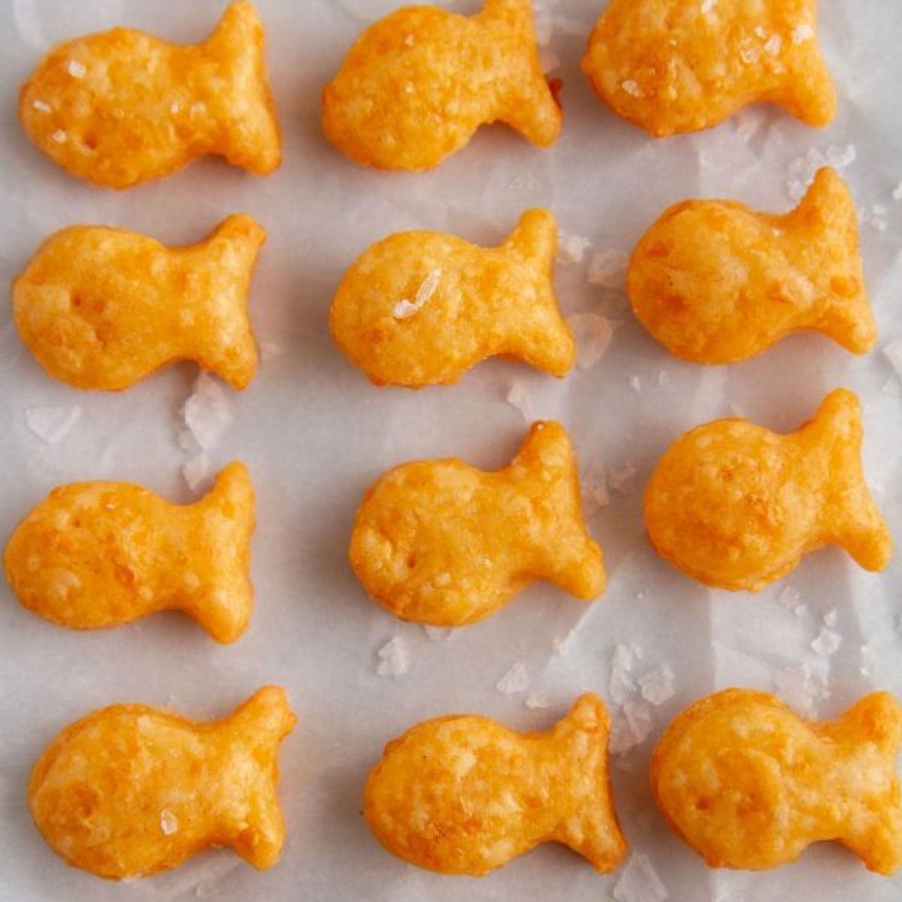 Goldfish Checkerboard Sandwiches