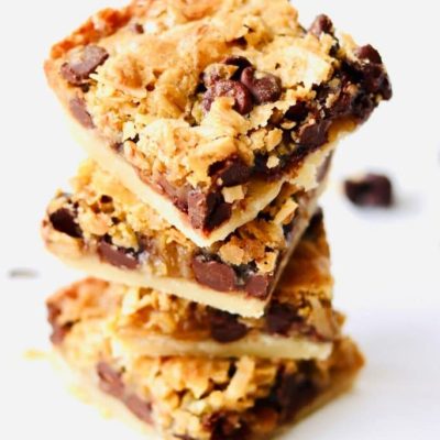 Gooey Chocolate Walnut Bars With