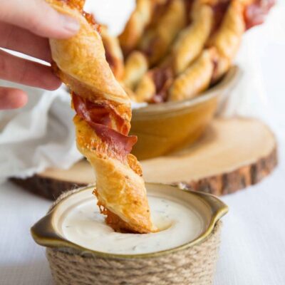 Gorgonzola- Parmesan Twists