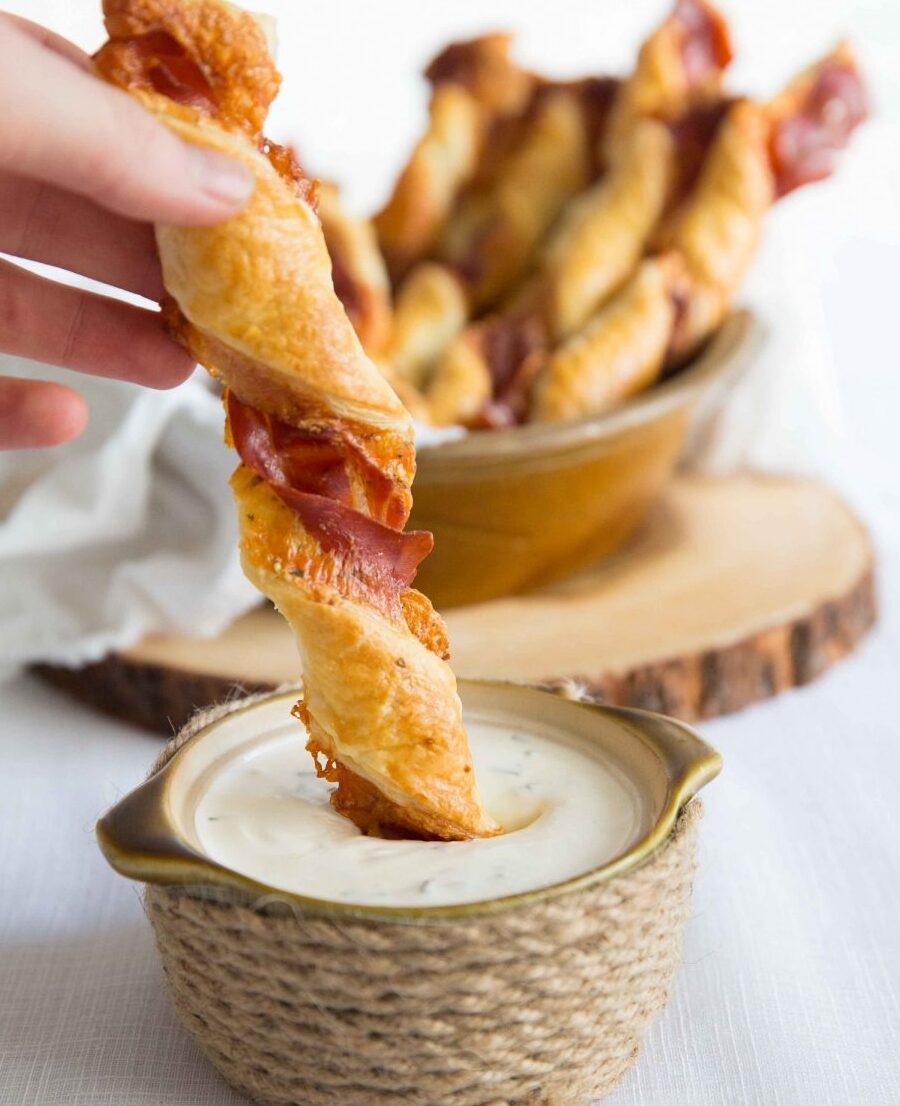 Gorgonzola- Parmesan Twists