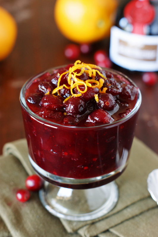 Grand Marnier Cranberry Sauce