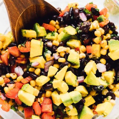 Grandmas Avocado Black Bean Salsa