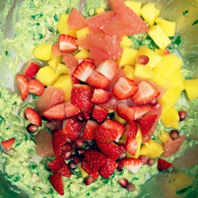 Grapefruit Guacamole Salsa