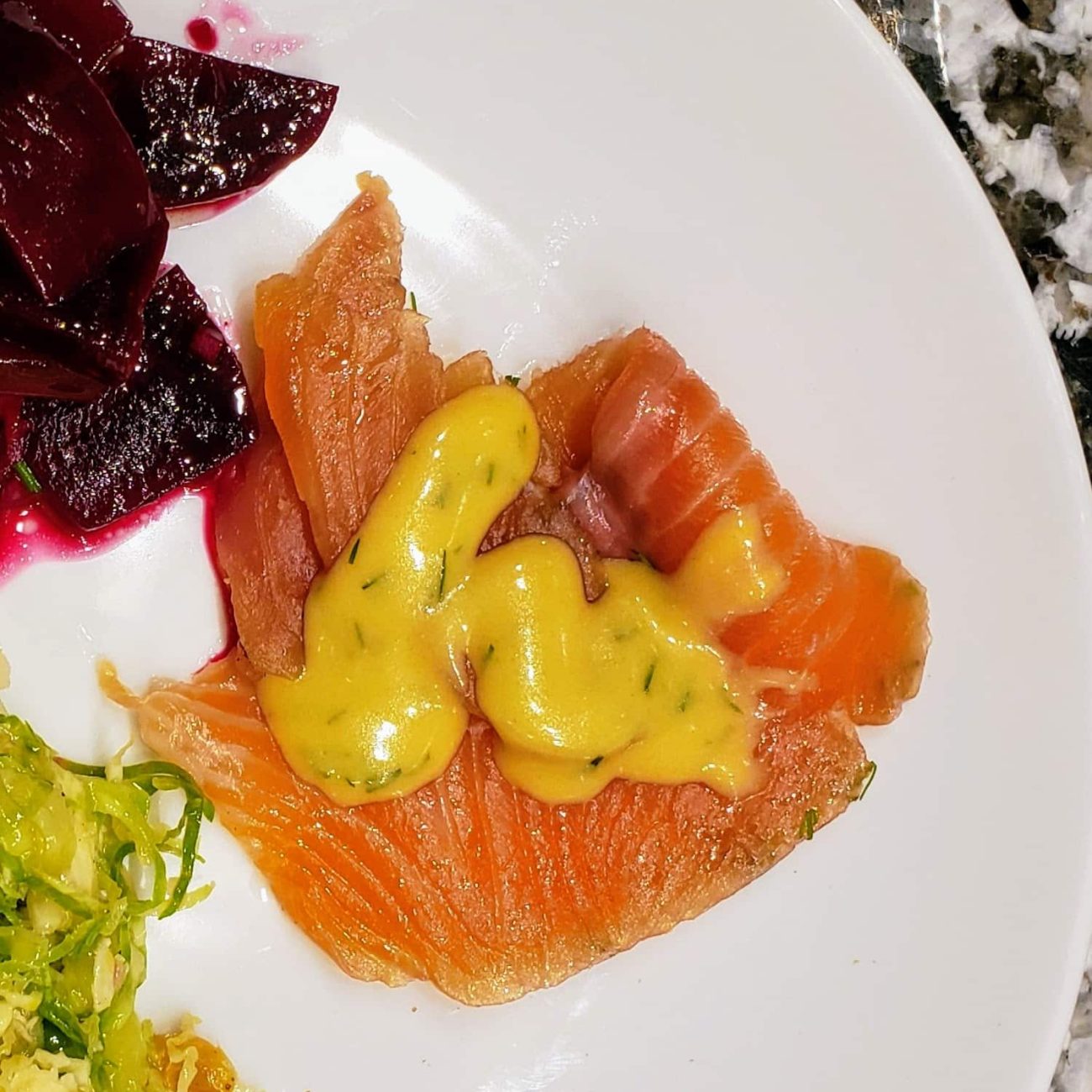 Gravlax And Mustard Sauce