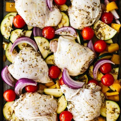 Greek Chicken And Vegetables In Foil