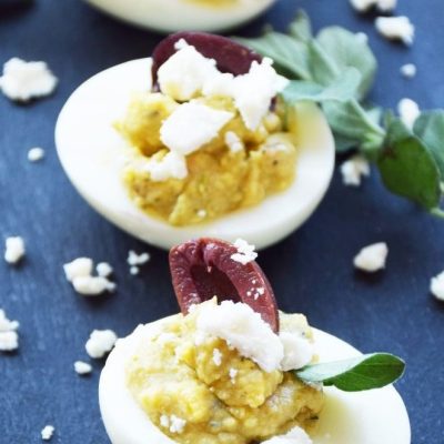 Greek Deviled Eggs