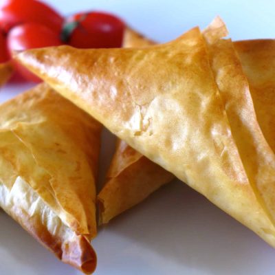 Greek Feta Crescent Triangles