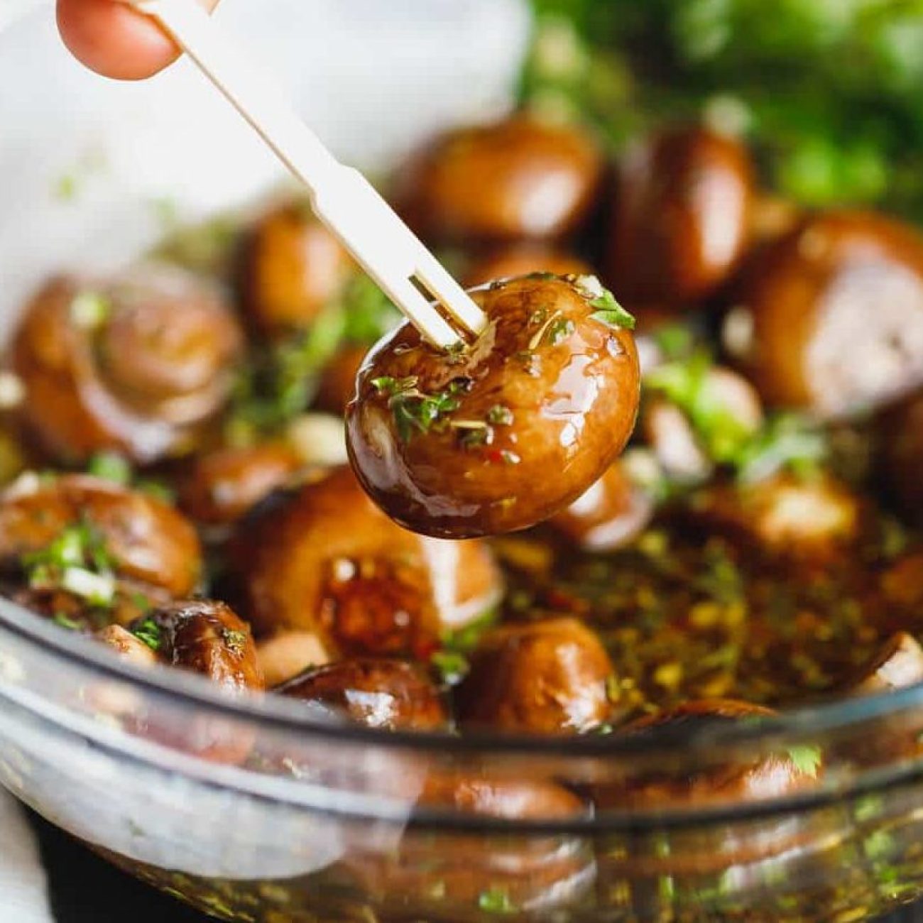 Greek Marinated Mushrooms