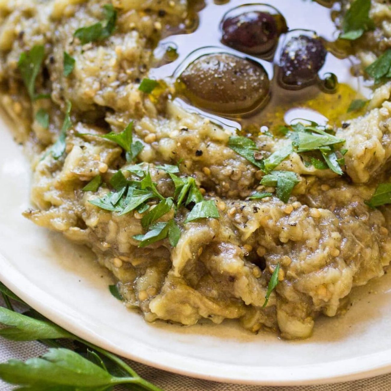 Greek Roasted Eggplant Dip